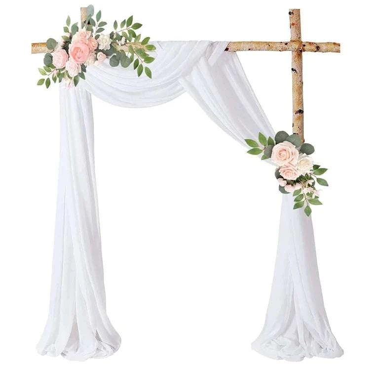 Wedding Arch Drape Chiffon Fabric Draping Curtain Drapery Wedding Birt
