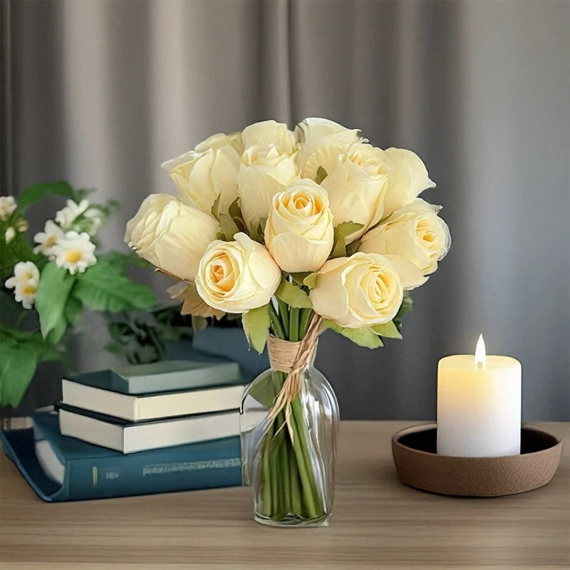 10in Handmade Rose Bouquet