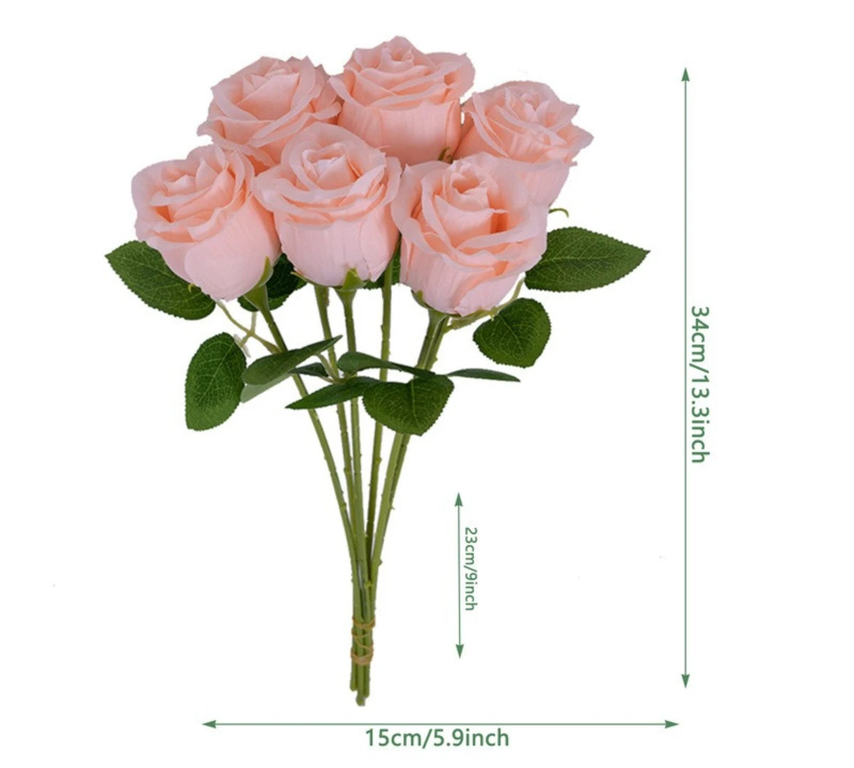 13in Artificial Rose Bouquet