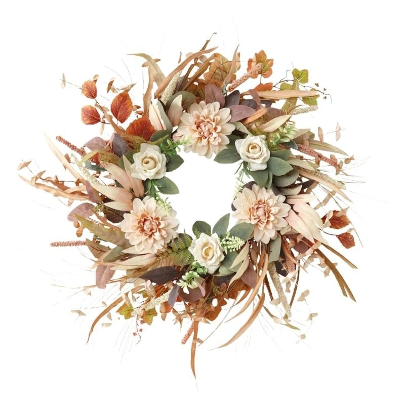 Decorative Boho Flower Wreath Garland