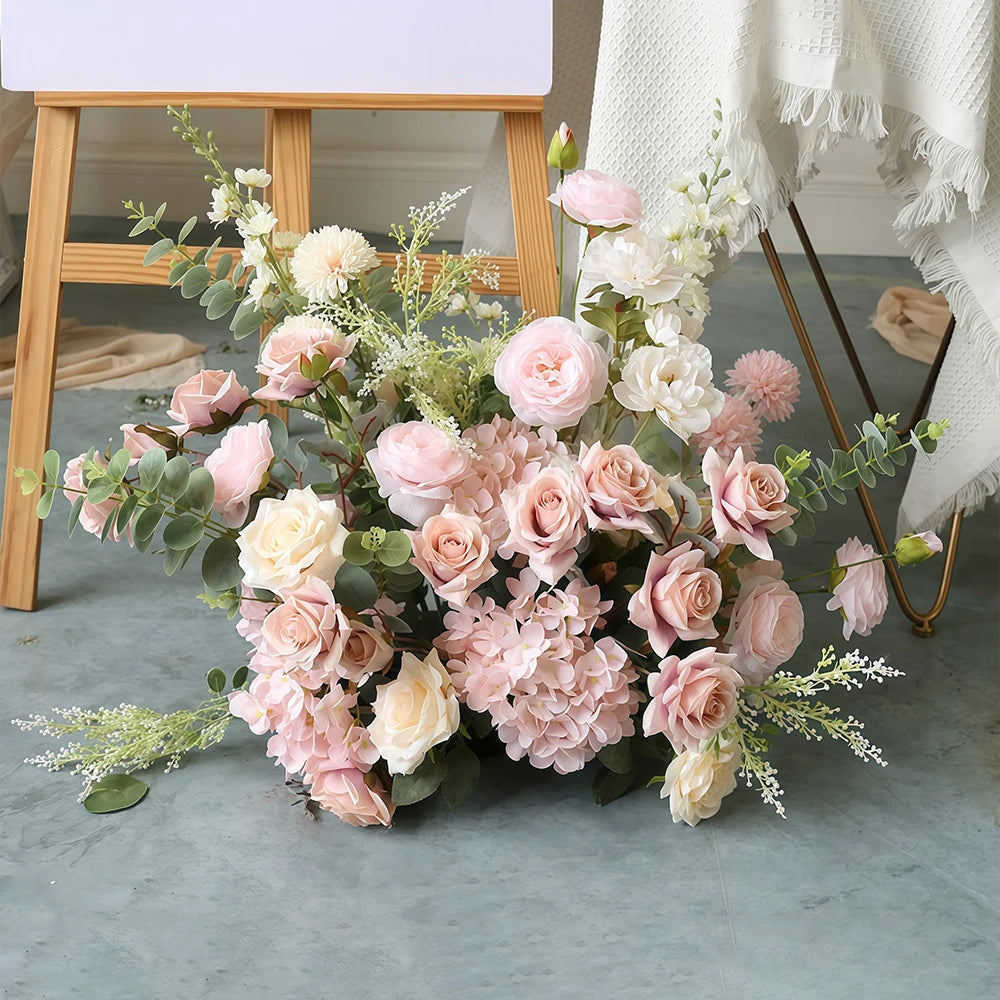 Romantic Pastel Floral Arrangement Set