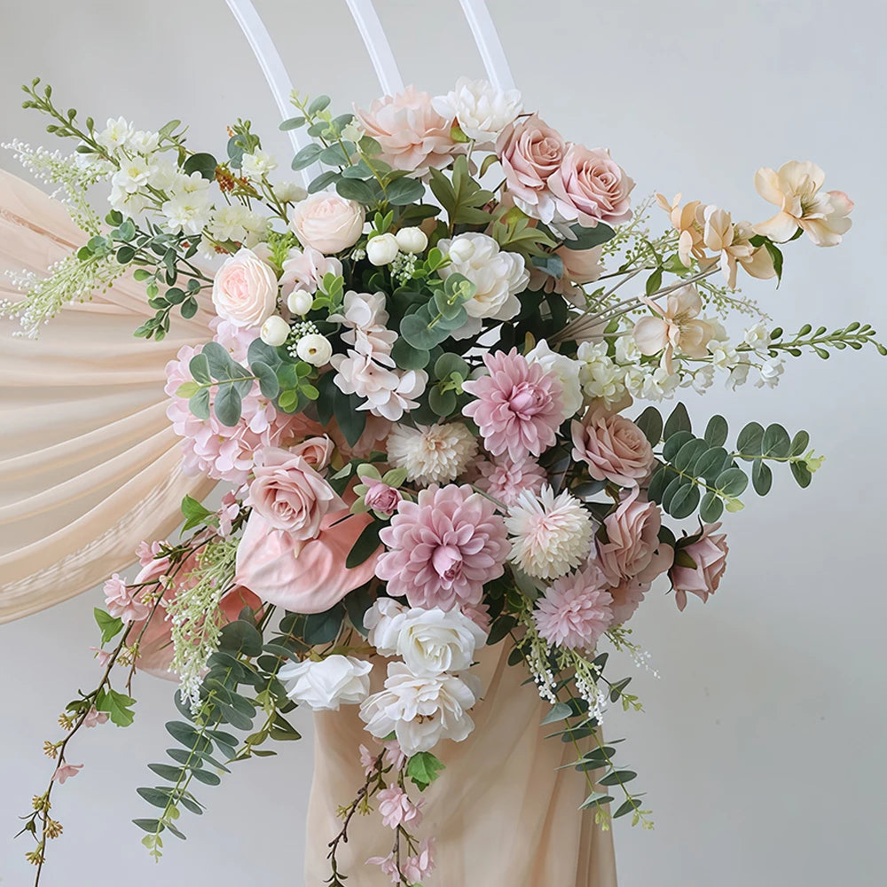 Romantic Pastel Floral Arrangement Set