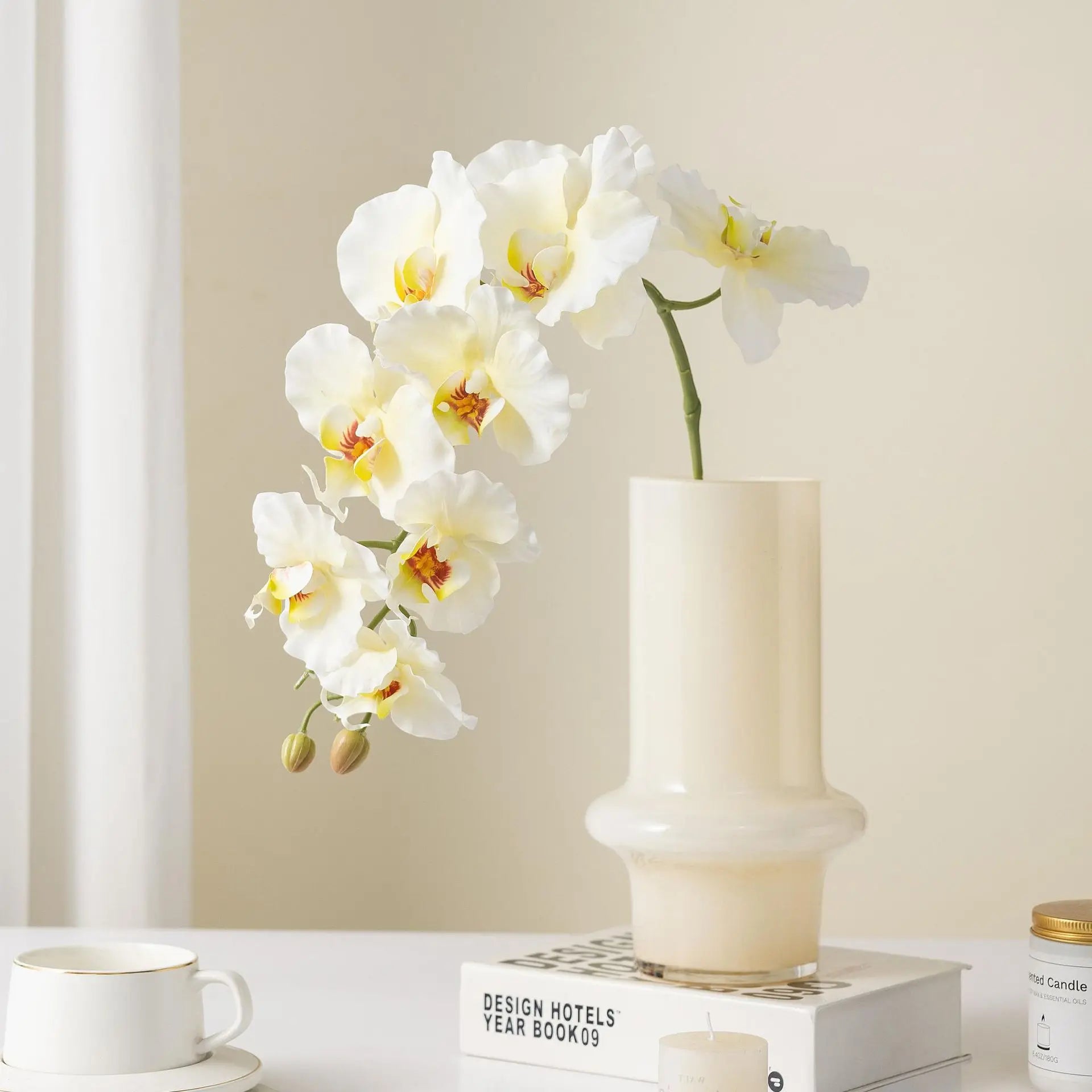 38in Artificial Phalaenopsis Orchid