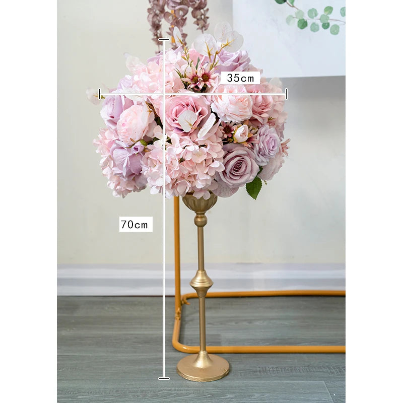 Pink Purple Flower Arrangement Pieces