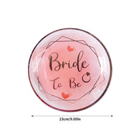 Bachelorette Party pink Bride To Be Party Disposable Tableware Plates Napkins Bridal Shower Gift Wedding Decoration hen party