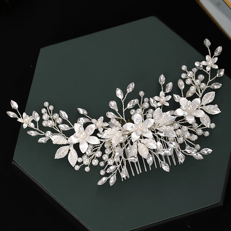 Pearl & Crystal Bridal Hair Comb
