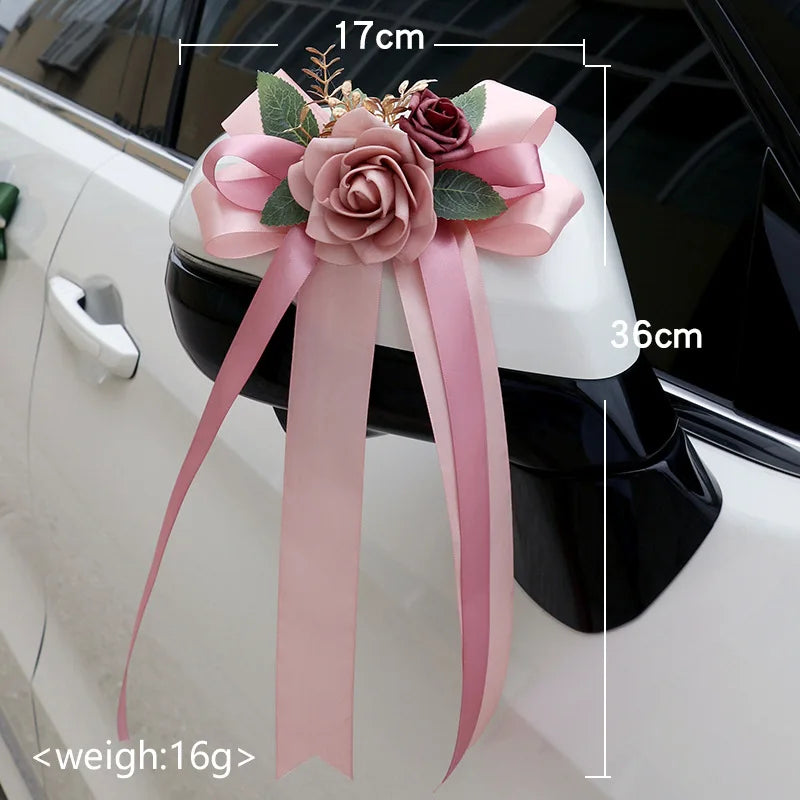 Wedding Car Flower Decoration Set