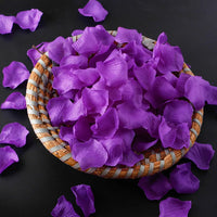 500Ps 5*5CM Artificial White Rose Petal For Wedding Party Decoration Romantic Flower Silk Petals Rosas Para Casamento Supplies