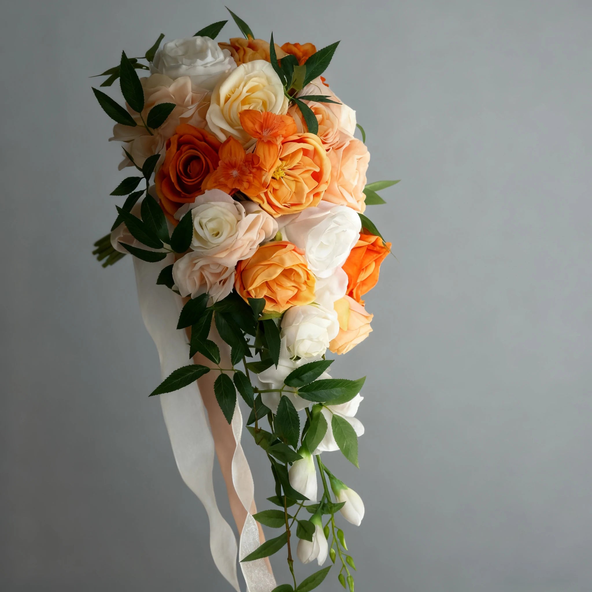 Orange Terracotta Bridal Bouquet