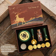 Vintage Wax Seal Stamp Kit With Sealing Wax