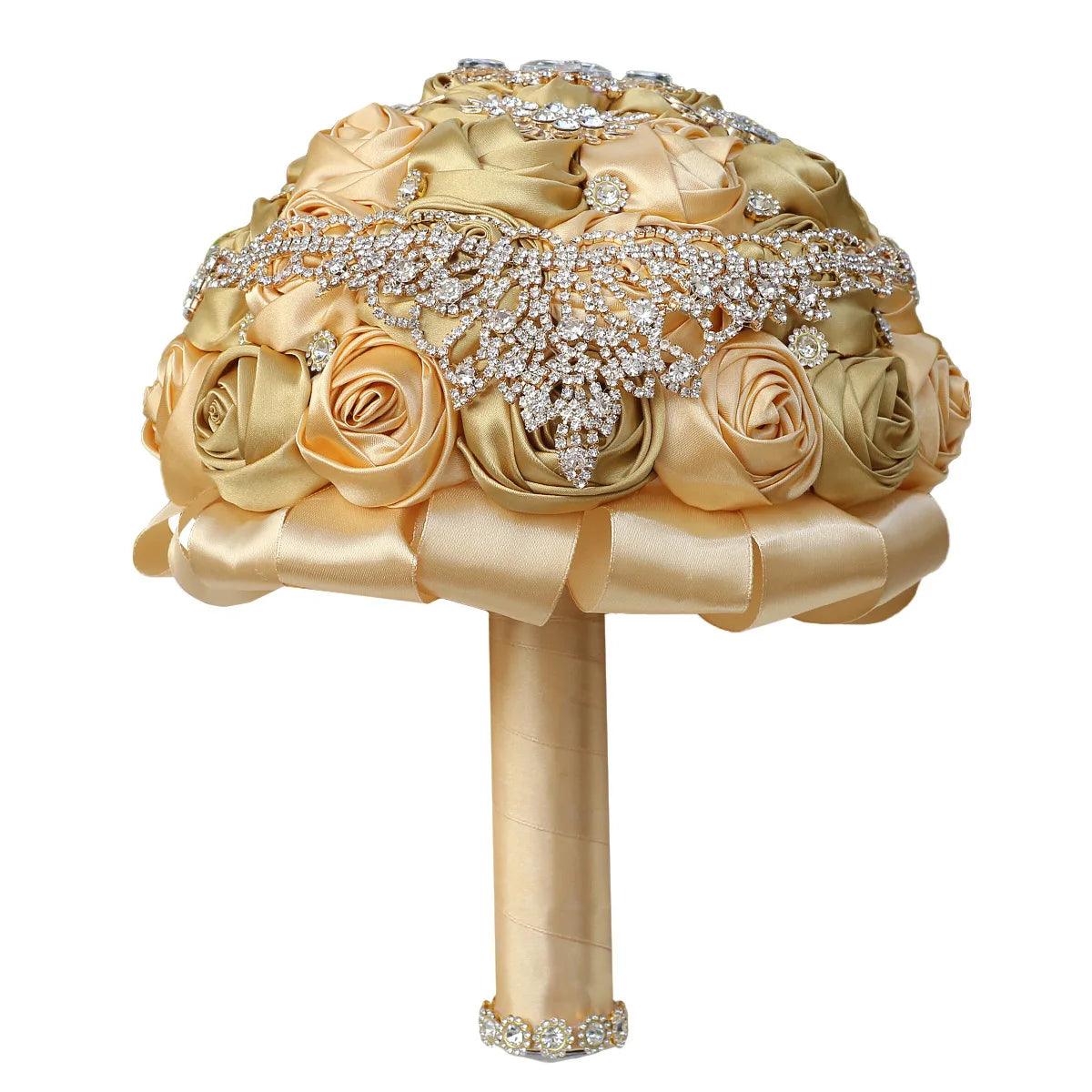 Coral Rose Bridal Bouquet