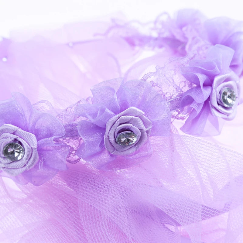 Girls Princess Bridal Veil Headband
