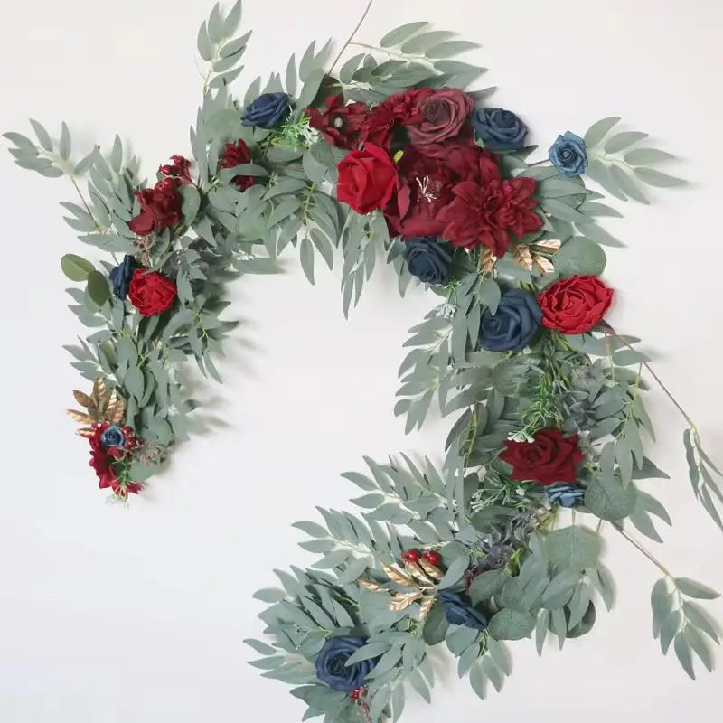 Long Eucalyptus Garland Wedding Table Centerpiece