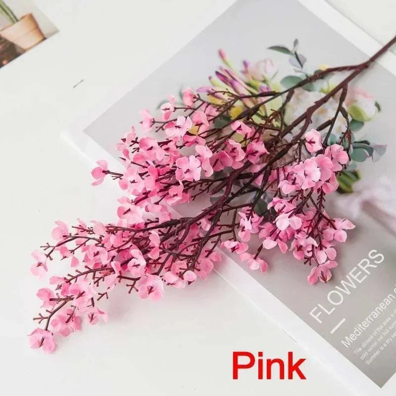 Artificial Flower Bouquet 13 Heads European Peony Silk Flowers Plastic