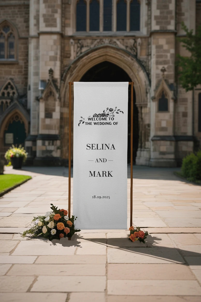 Personalized Wedding Banner