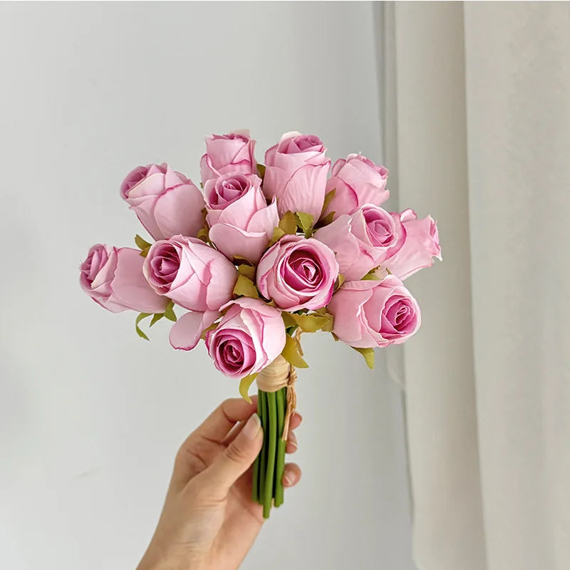 10in Handmade Rose Bouquet