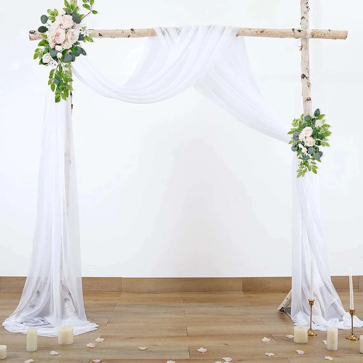 Wedding Arch Drape Chiffon Fabric Draping Curtain Drapery Wedding Birt