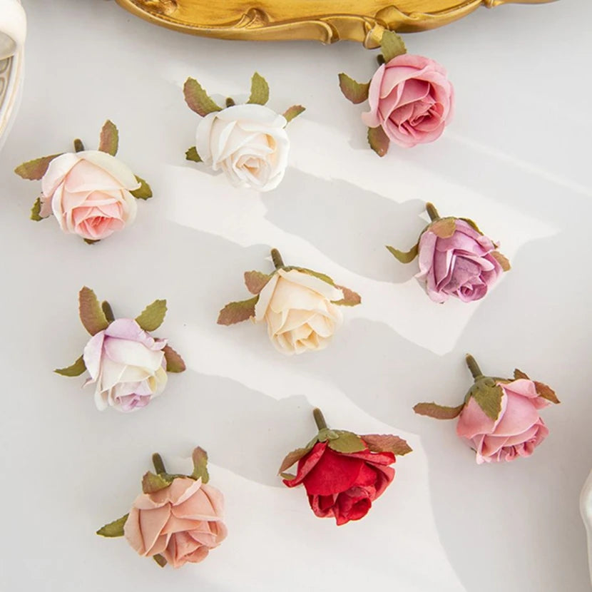 Mini Silk Rose Craft Flowers