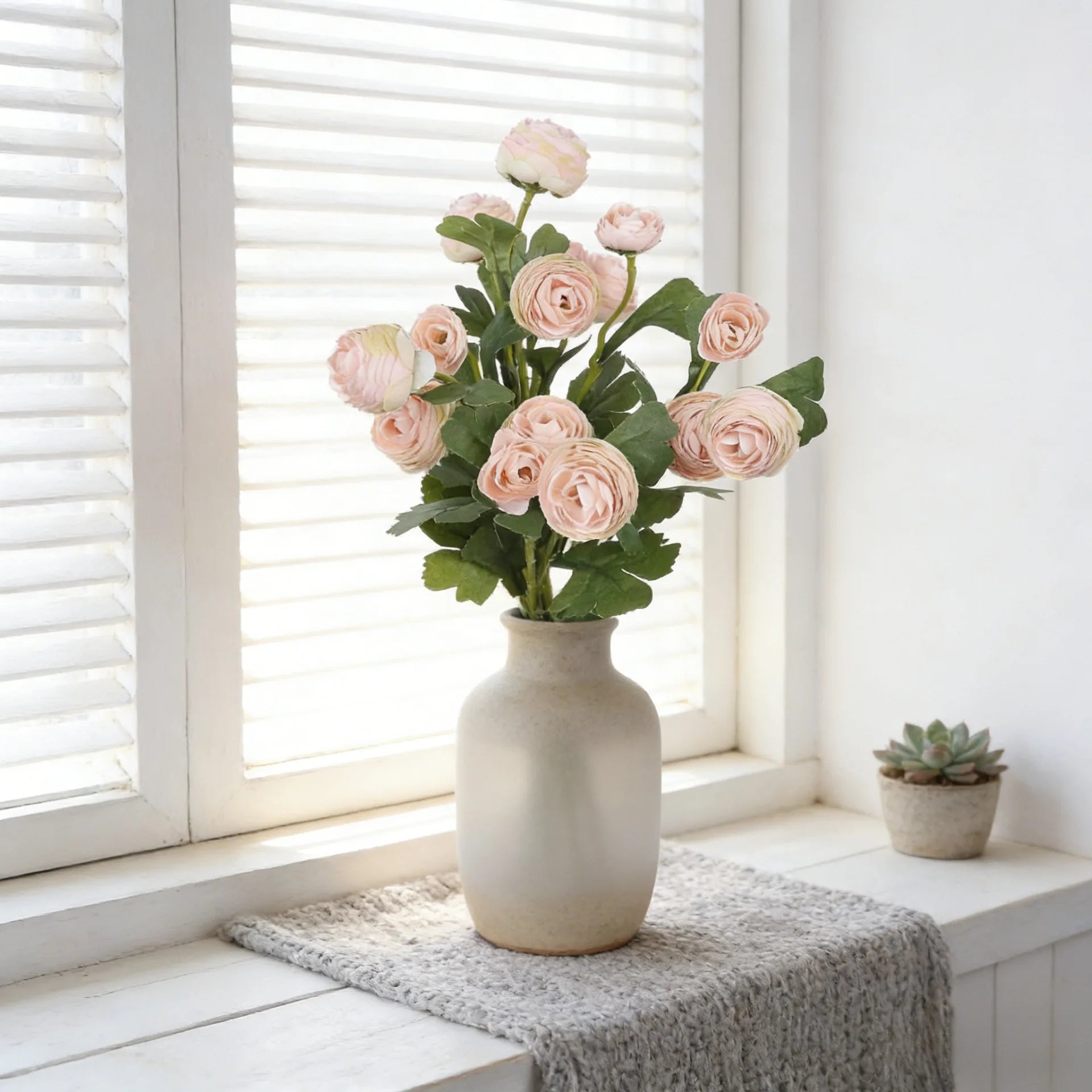 Lotus Rose Floral Decor Stem