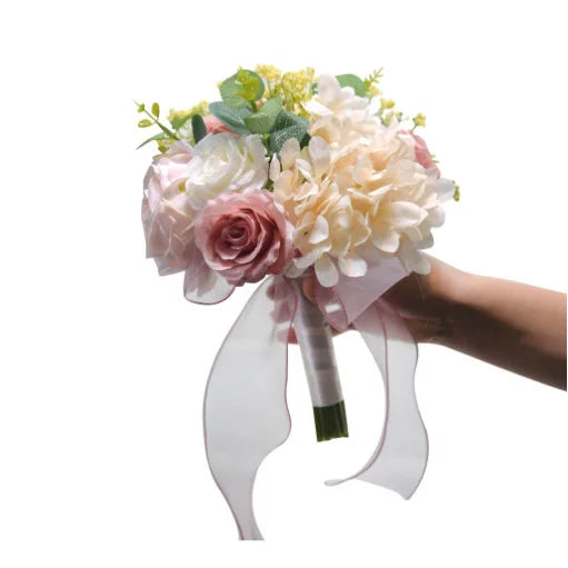 Rose Bouquet - Bridal Toss or Flower Girl Bouquet