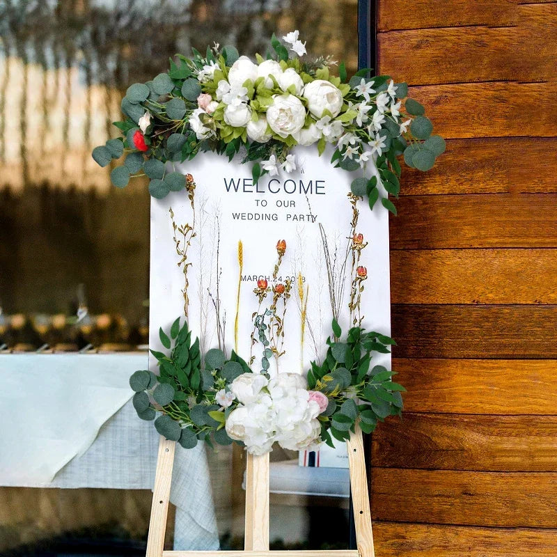 Premium Peony Floral Door Lintel Wedding Decor