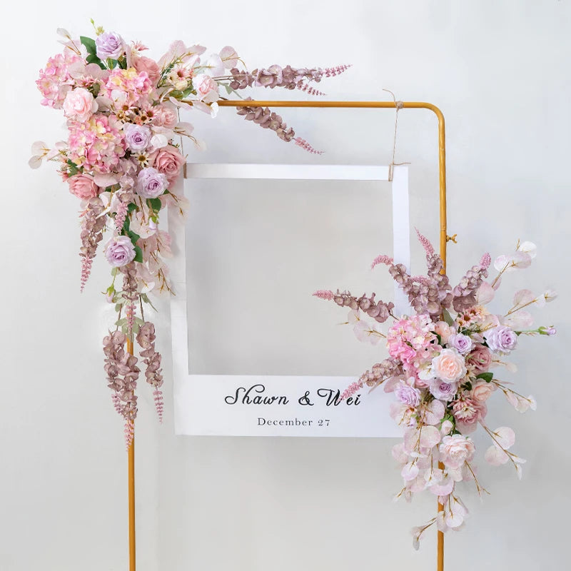 Pink Purple Flower Arrangement Pieces