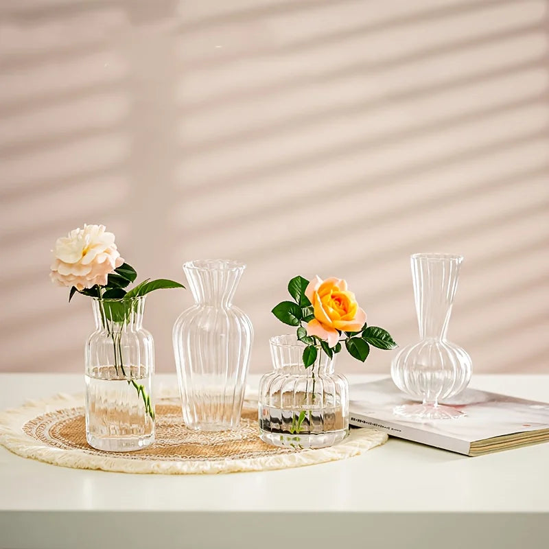 Elegant Mini Glass Vase Centerpiece Decoration