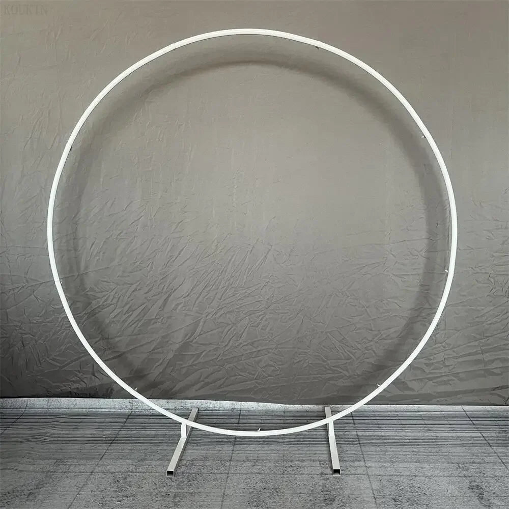 Wedding Iron Ring Arch Backdrop Decoration Stand