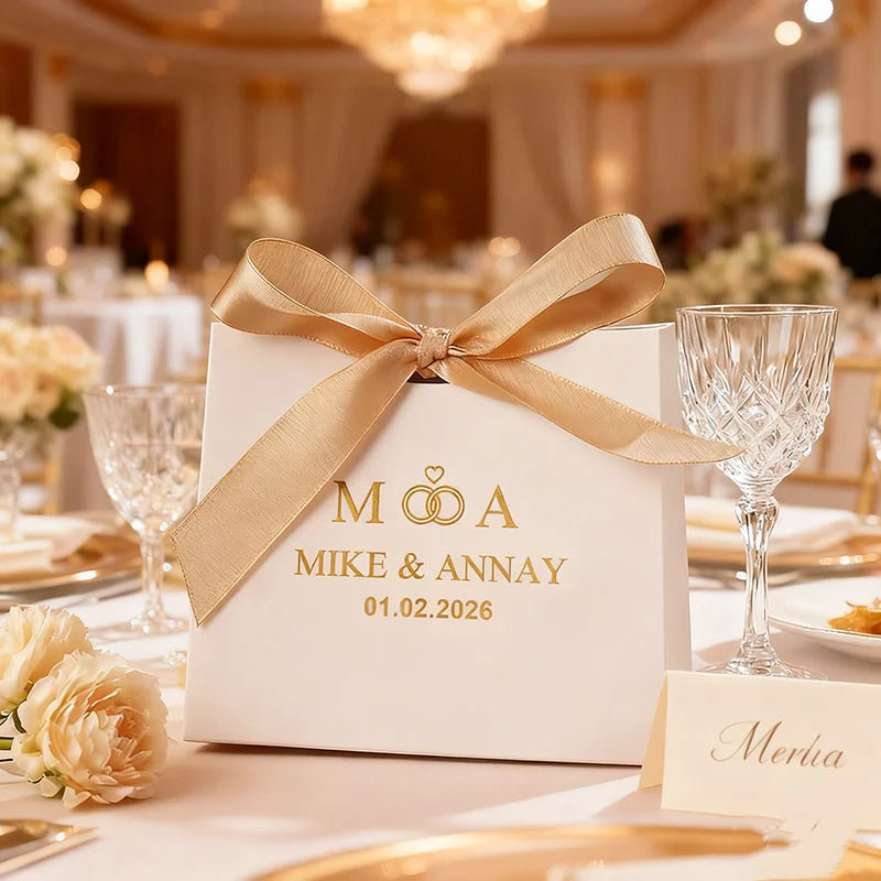 Customizable Wedding Favor Small Gift Bags