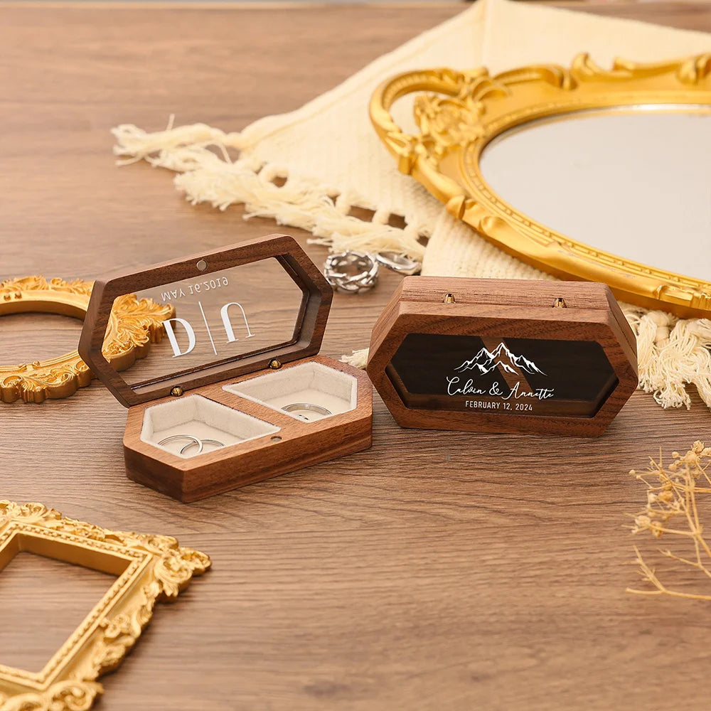 Personalized Wedding Ring Box