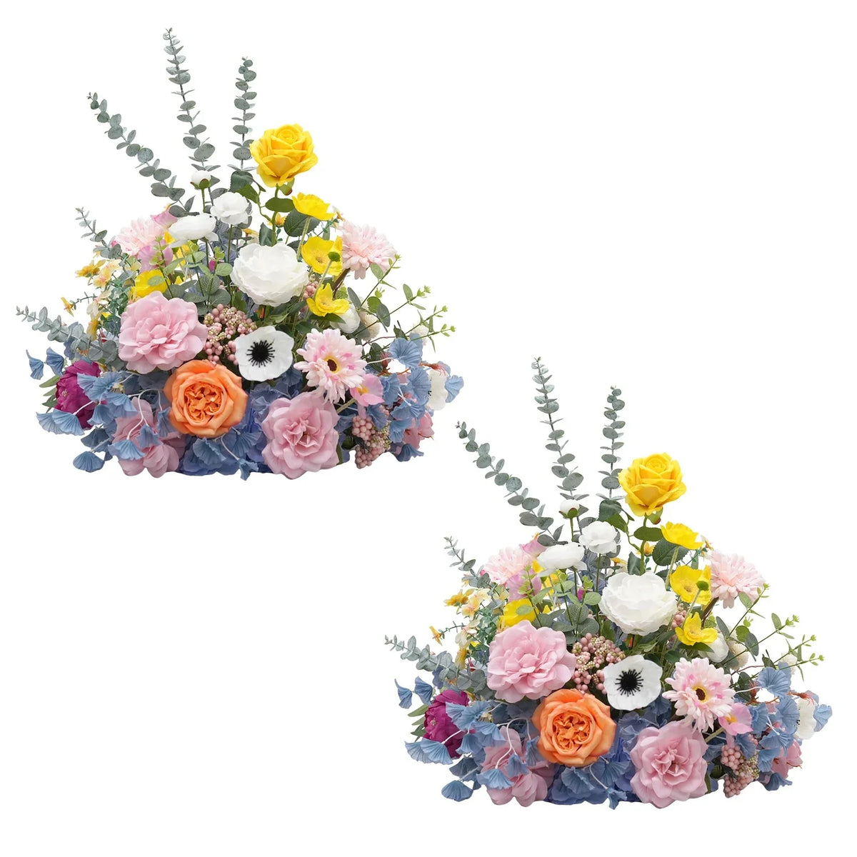 Lush Silk Floral Centerpiece Arrangement
