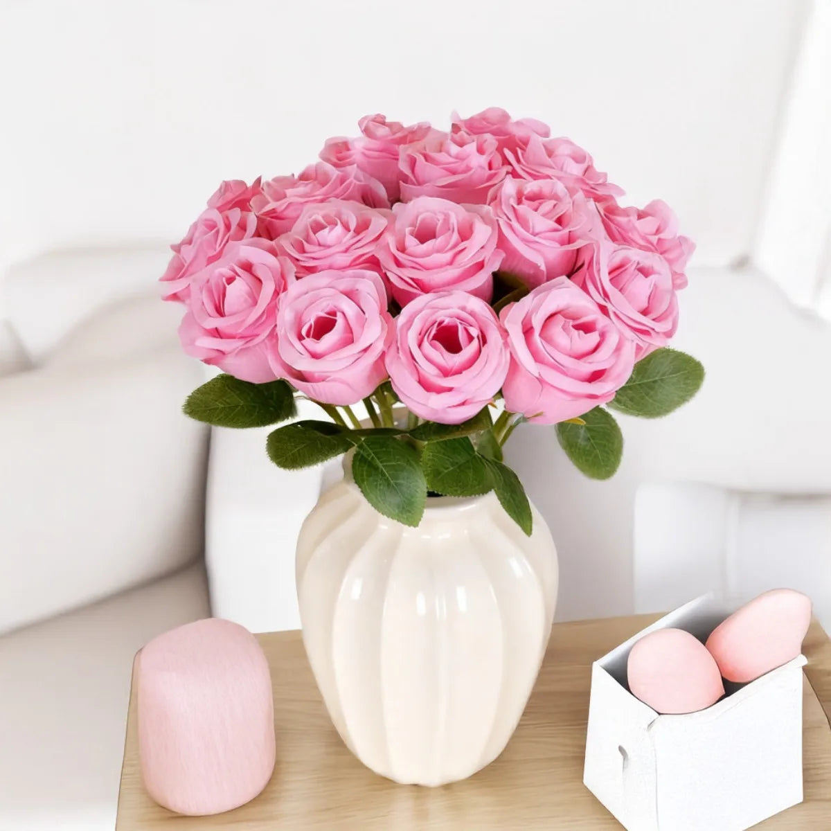 13in Artificial Rose Bouquet