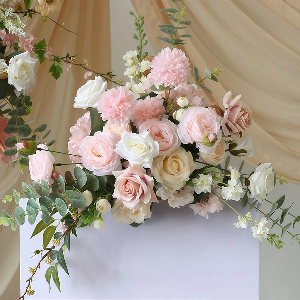 Romantic Pastel Floral Arrangement Set