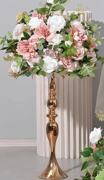 Deep Pink and White Floral Wedding Centerpiece Set