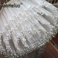 10Meter Long White Roof Drapery Panels Sheer Tutu Fabric Voile Ceiling