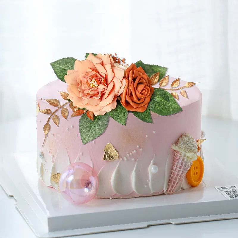 Rose Cake Toppers