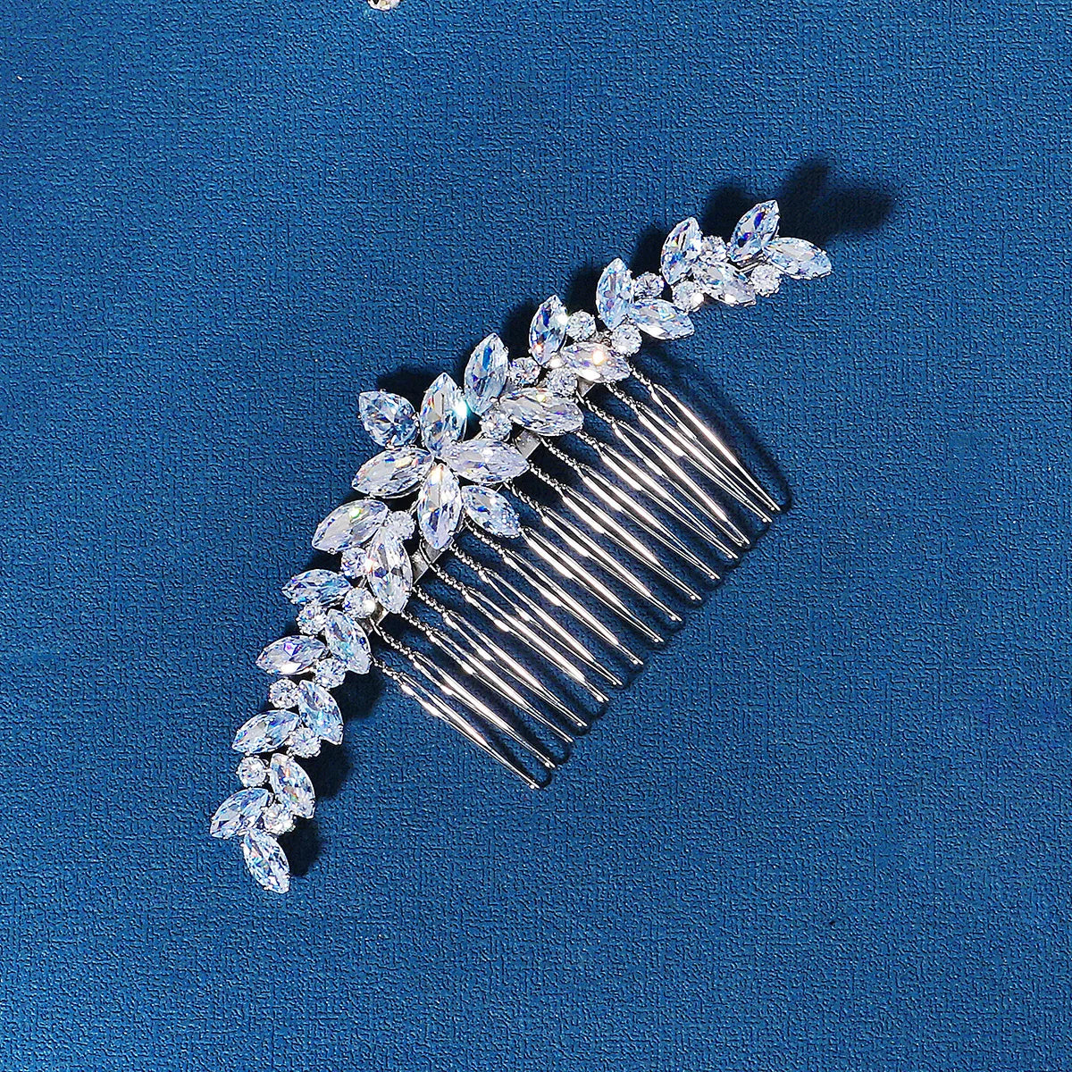 Crystal Flower Bridal Hair Comb