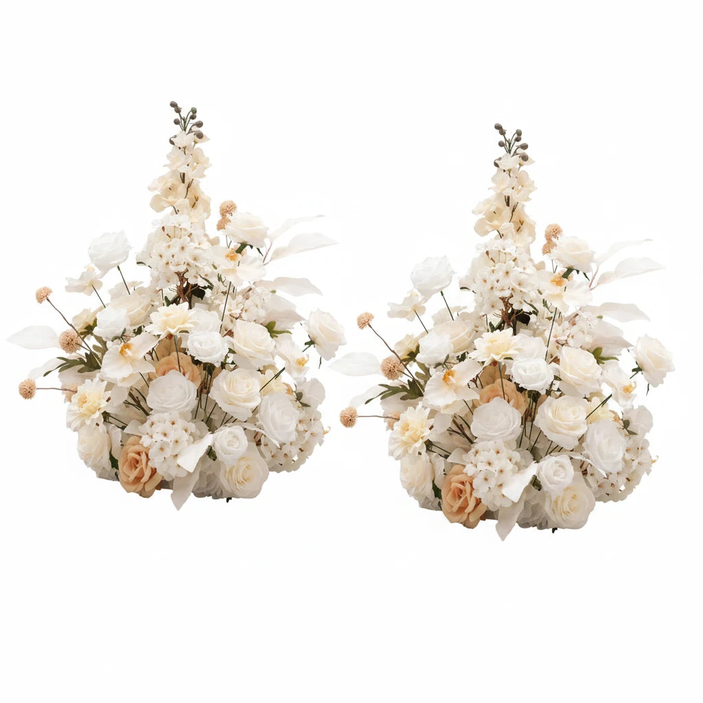 Lush Silk Floral Centerpiece Arrangement