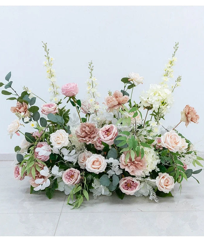 Romantic Blush Garden Wedding Floral Arrangements
