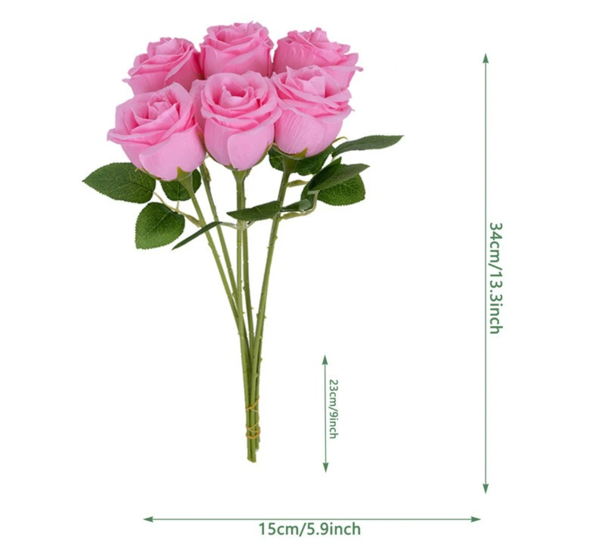 13in Artificial Rose Bouquet