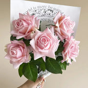 5 Real Touch Roses