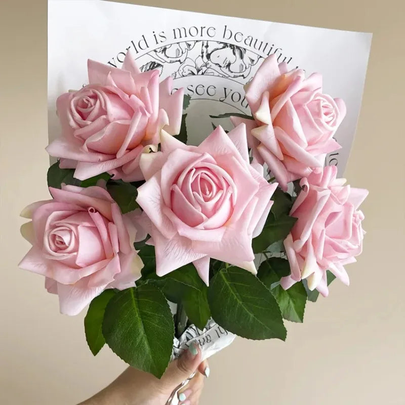 5 Real Touch Roses