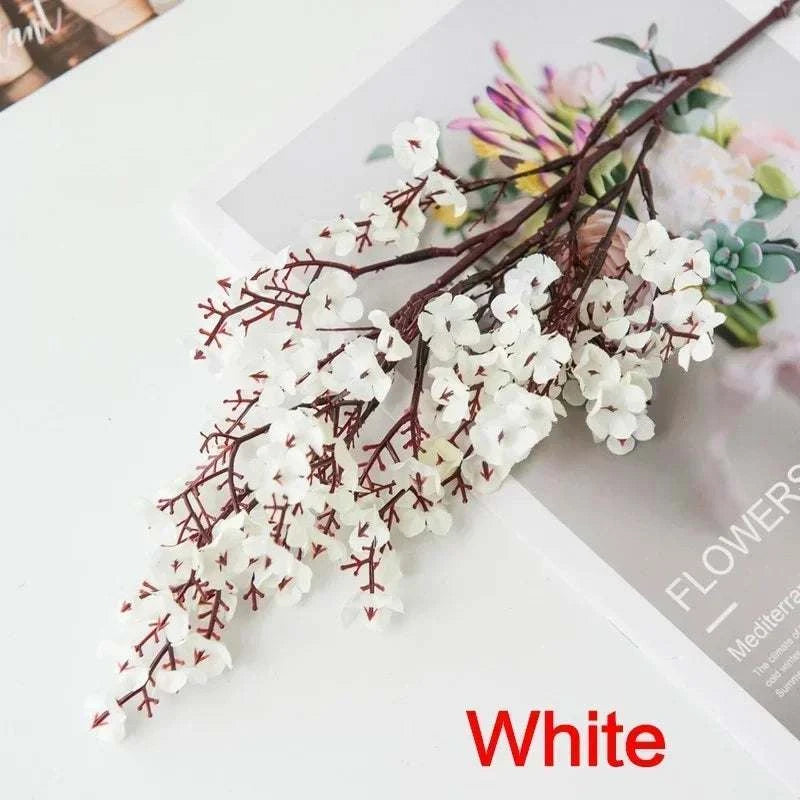 Artificial Flower Bouquet 13 Heads European Peony Silk Flowers Plastic