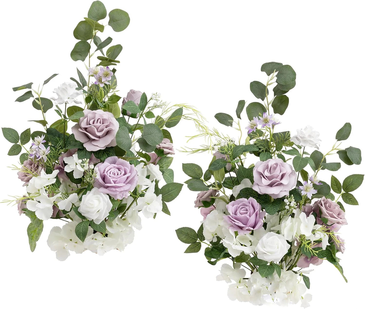 Premium White Green Floral Centerpiece Wedding Decor