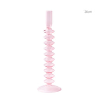 Pink Wedding Table Centerpieces Candle Holder Wedding Decoration Flower Vase Home Decoration Accessories Vases Room Decor