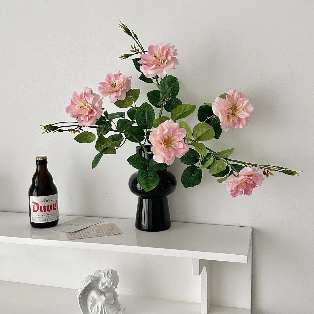 Decorative Retro Rose Floral Bouquet