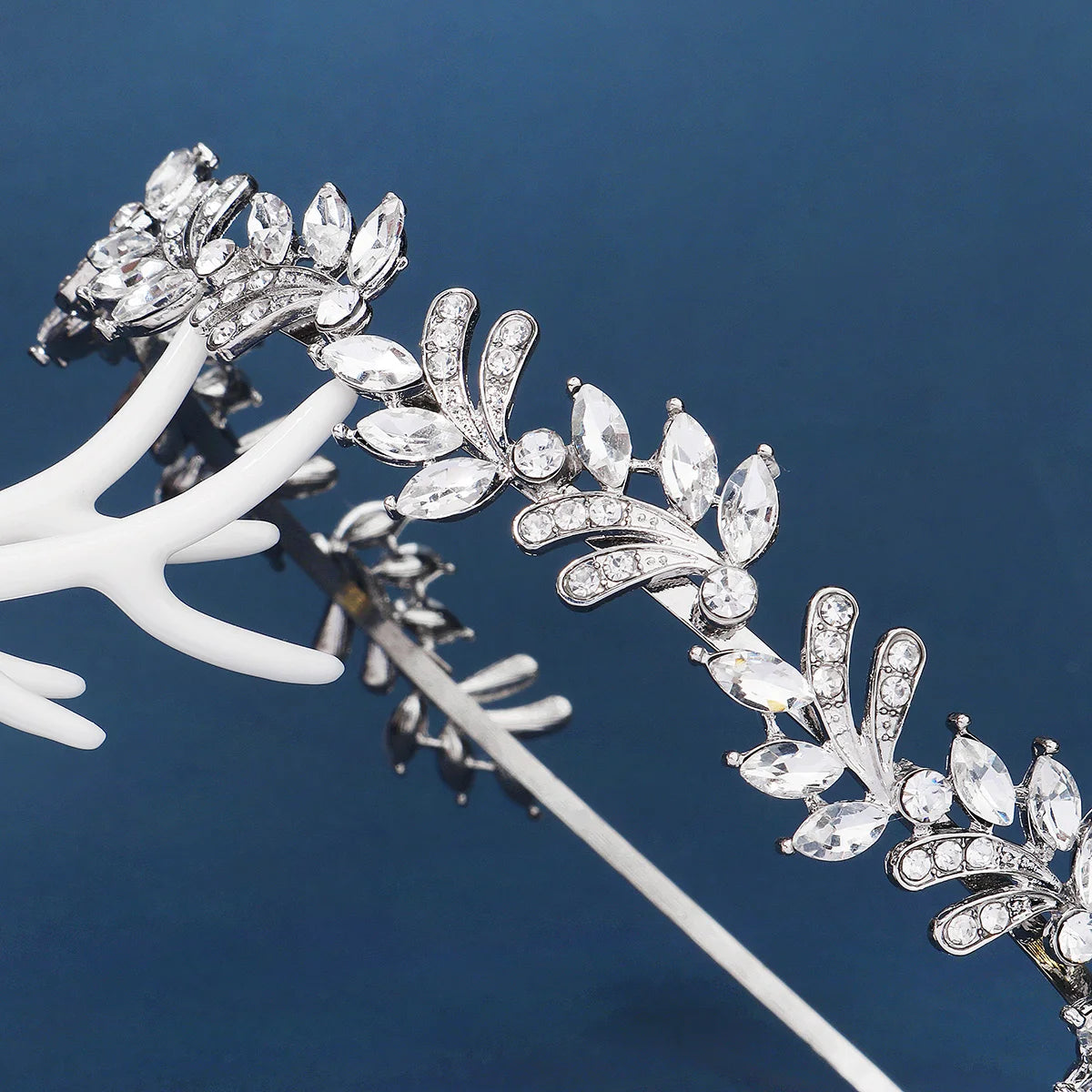 Silver Rhinestone Bridal Headband