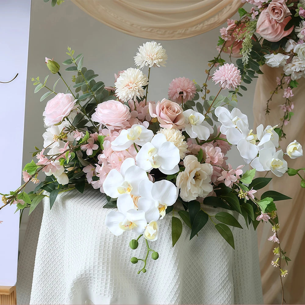 Romantic Pastel Floral Arrangement Set