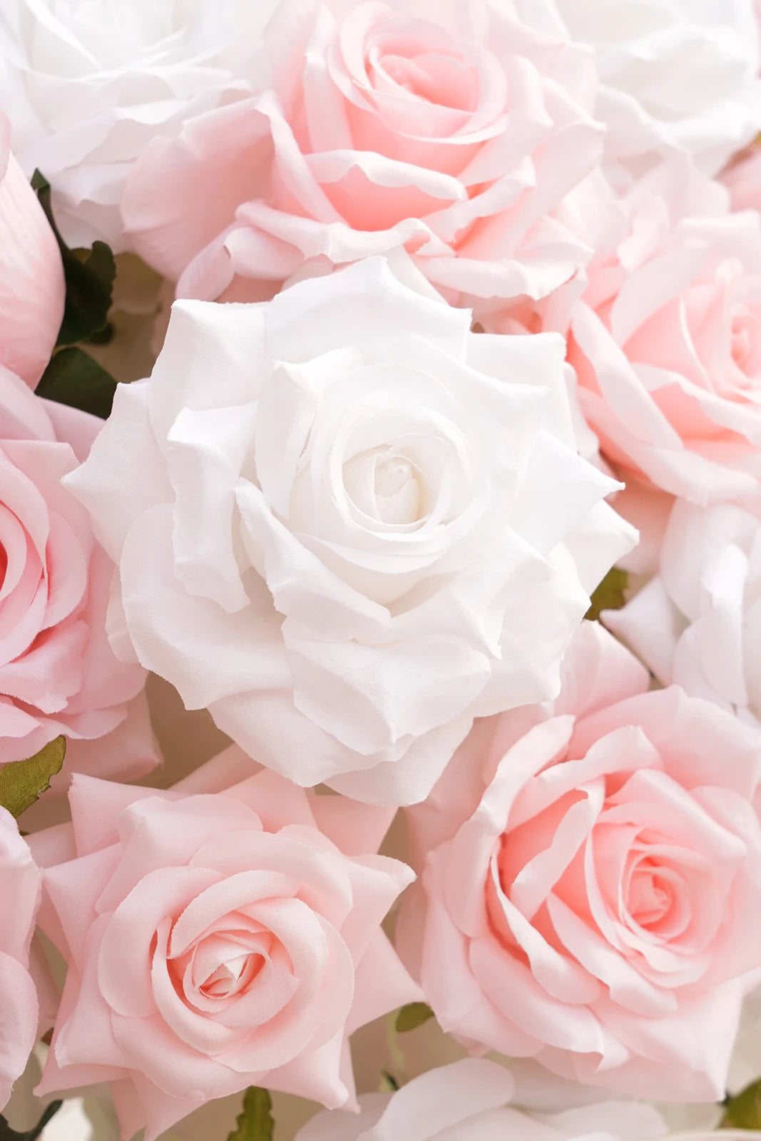 Baby Pink and White Table Flower Centerpieces