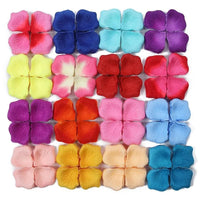 500Ps 5*5CM Artificial White Rose Petal For Wedding Party Decoration Romantic Flower Silk Petals Rosas Para Casamento Supplies